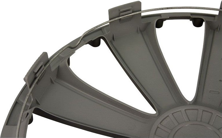 wieldoppen RS-T 15 inch ABS zwart set van 4