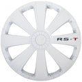 wieldoppen RS-T 15 inch ABS wit set van 4