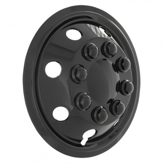 wieldoppen Utah 14 inch ABS zwart set van 4