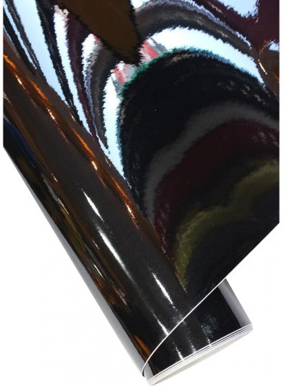 wrappingfolie glanzend 200 x 152 cm zwart