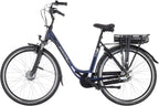E-City+ 28 Inch 49 cm Dames 7V Rollerbrake Matblauw