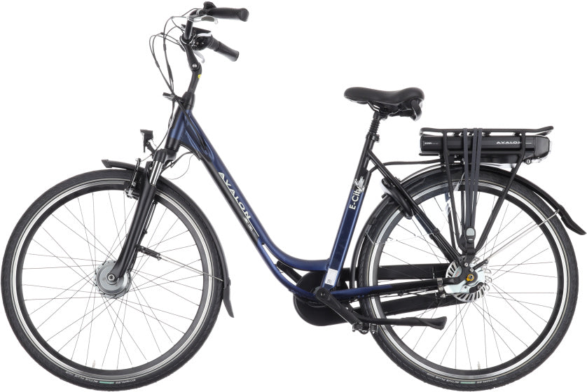 E-City+ 28 Inch 49 cm Dames 7V Rollerbrake Matblauw