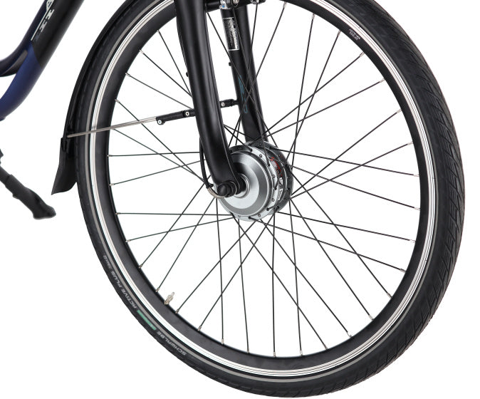 E-City+ 28 Inch 49 cm Dames 7V Rollerbrake Matblauw