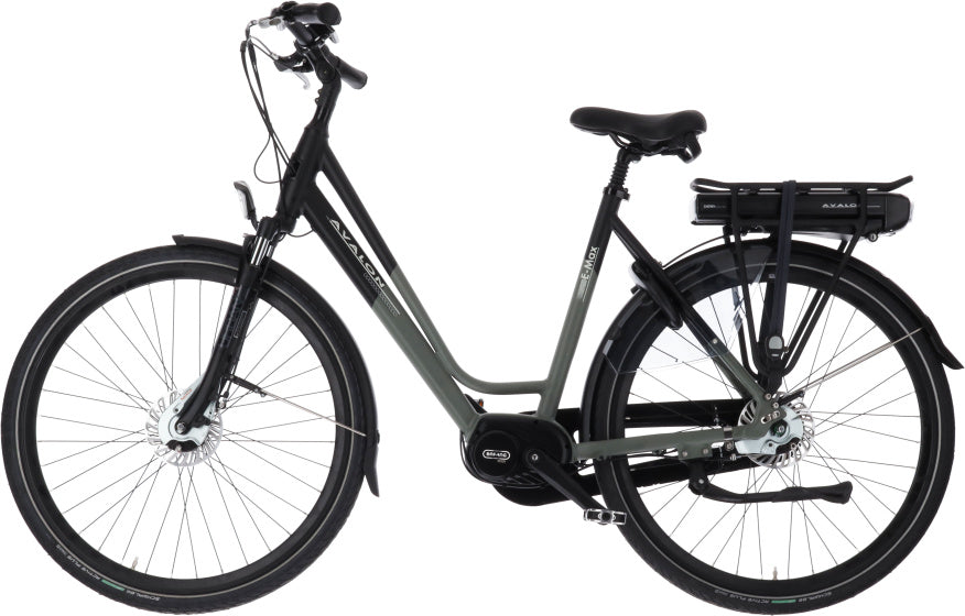 E-Max 28 Inch 49 cm Dames 7V Rollerbrake Zwart/Matgroen