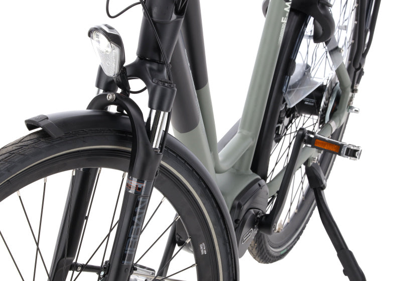E-Max 28 Inch 54 cm Dames 7V Rollerbrake Zwart/Matgroen