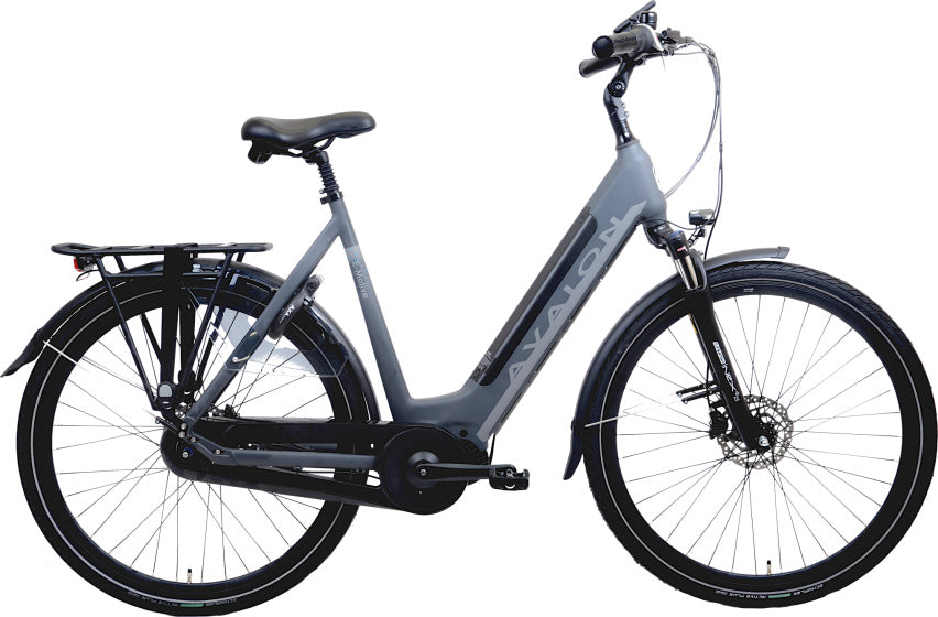 E-Motive 28 Inch 49 cm Dames 7V Hydraulische schijfrem Antraciet