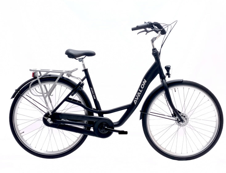 Elegance 28 Inch 53 cm Dames 3V Rollerbrake Matzwart