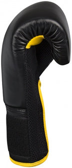 Avento bokshandschoenen pu - 8 oz - zwart geel