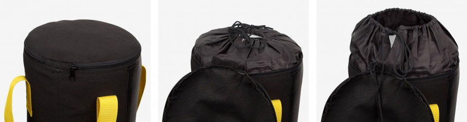 bokszak 10 kg canvas 60 cm zwart 6-delig