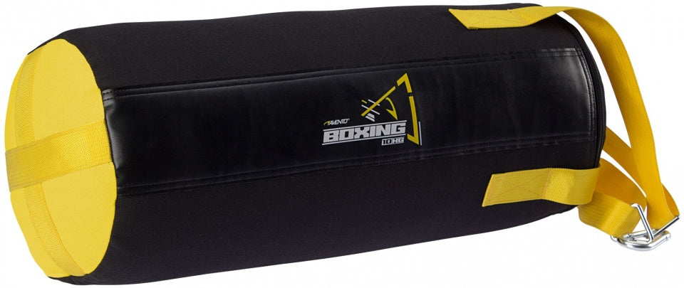 bokszak 10 kg canvas 60 cm zwart 6-delig