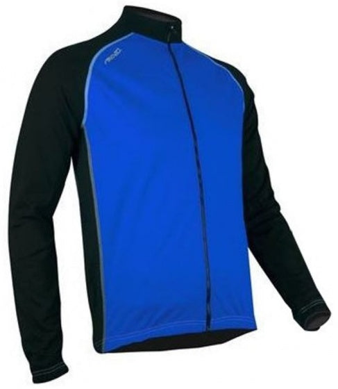 Fietsjack Unisex Windbreaker Kobalt/Zwart Maat XL
