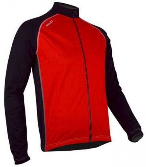 Avento Fietsjack Unisex Windbreaker Rood/Zwart Maat XL