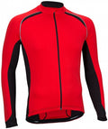 fietsshirt heren rood/zwart polyester maat S
