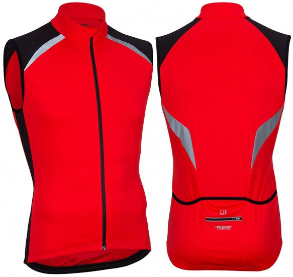 fietsshirt heren polyester rood maat L