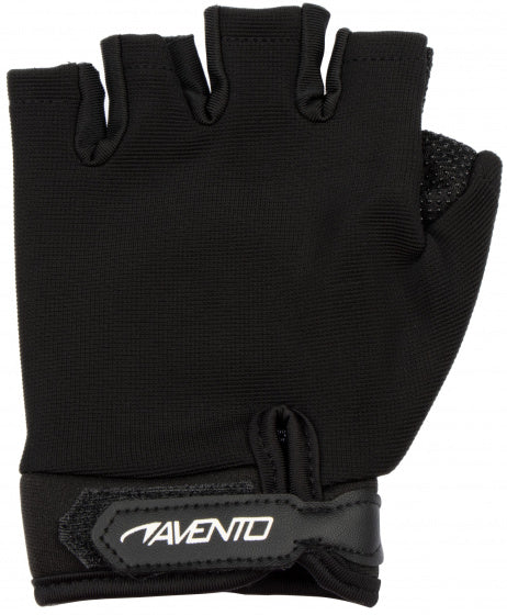 fitness-handschoenen polyester/mesh zwart maat L-XL