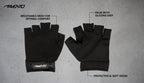 Avento fitness handschoenen mesh - zwart - s m