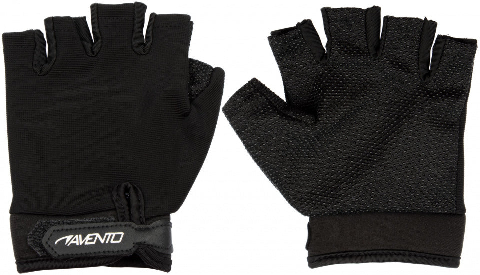 Avento fitness handschoenen mesh - zwart - s m