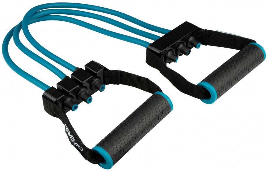 Fitness Borst Expander 335 gram TPE zwart/blauw