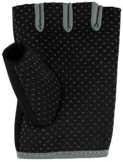 fitnesshandschoenen neopreen zwart/blauw maat S/M
