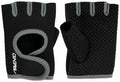 fitnesshandschoenen neopreen zwart/blauw maat S/M