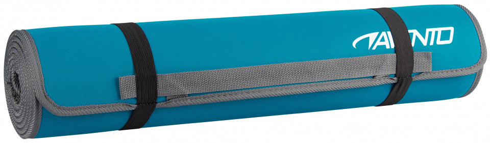 fitnessmat 180 x 60 x 0,6 cm neopreen blauw
