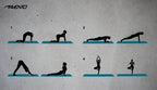 fitnessmat 180 x 60 x 0,6 cm neopreen blauw