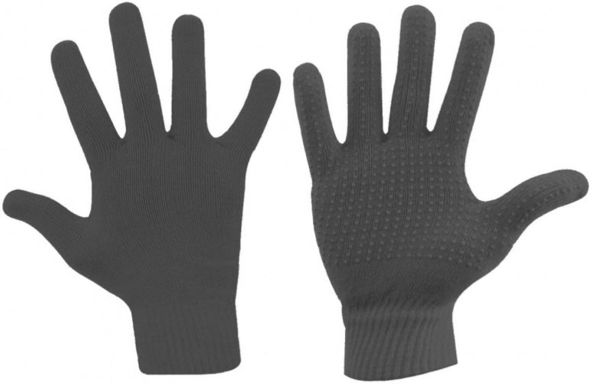 handschoenen Jaimy acryl grijs maat L/XL