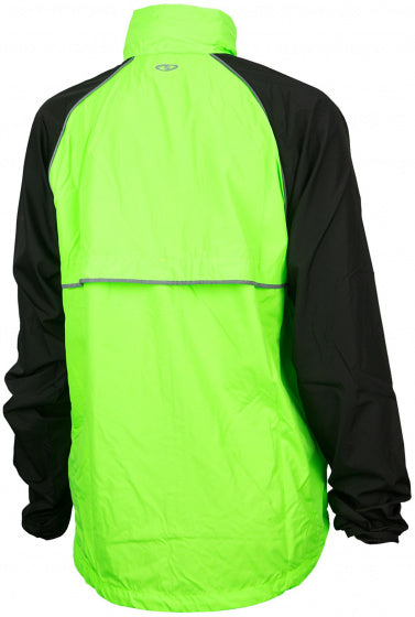 hardloopjack heren polyester groen/zwart maat XXL