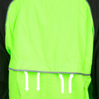 hardloopjack heren polyester groen/zwart maat S