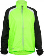 hardloopjack heren polyester groen/zwart maat S