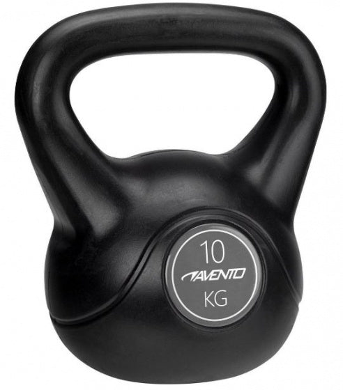Avento kettlebell - 10 kg - zwart