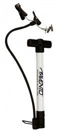 Avento multifunctionele pomp met drukmeter - fietspomp - staande pomp - aluminium - incl. 3 opzetstukken