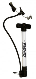 Avento multifunctionele pomp met drukmeter - fietspomp - staande pomp - aluminium - incl. 3 opzetstukken