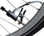 Avento multifunctionele pomp met drukmeter - fietspomp - staande pomp - aluminium - incl. 3 opzetstukken