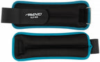 pols- enkelgewichten 0,5 kg neopreen zwart blauw 2 stuks