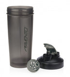 Avento shakebeker - zwart grijs - inhoud 1 l - met shakerbal -
