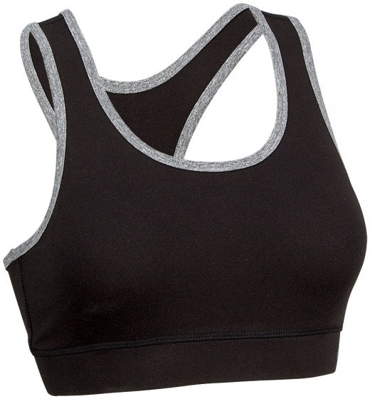 Sportbeha fitness zwart maat 38