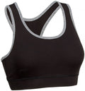 Sportbeha fitness zwart maat 38