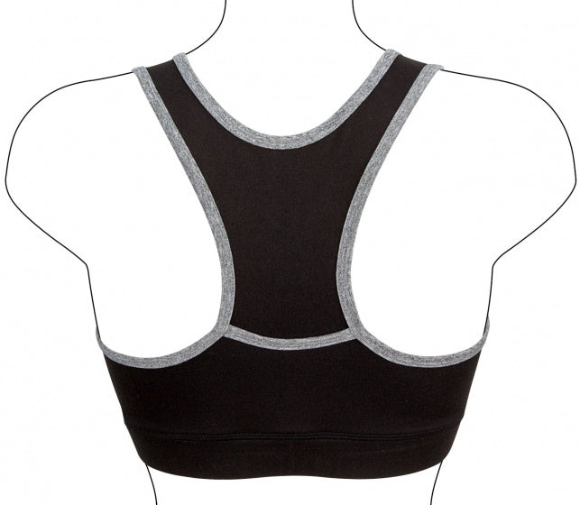 Sportbeha fitness zwart maat 38