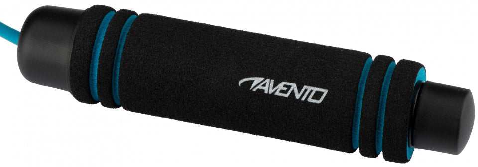 springtouw Foam 314 cm synthetisch blauw/zwart