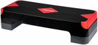 stepbank 66 x 25 x 15 cm zwart/rood
