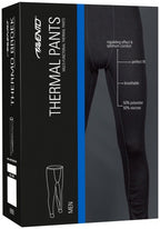 Avento thermobroek - mannen - zwart - maat m