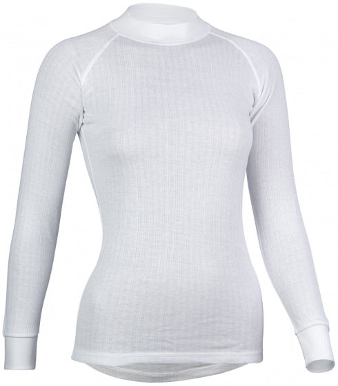 Avento thermoshirt lange mouw vrouwen - 2-pack - wit - maat 42