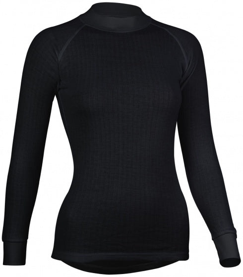 Thermoshirt Lange Mouw Dames Zwart Maat XL