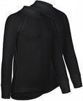 thermoshirt junior polyester zwart 2-pack maat 128