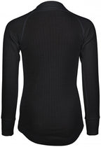 thermoshirt junior polyester zwart 2-pack maat 116