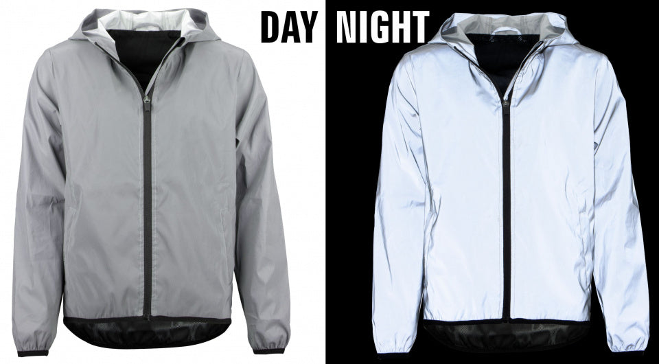 Full Reflective veiligheidsjack kinderen zilver maat 116