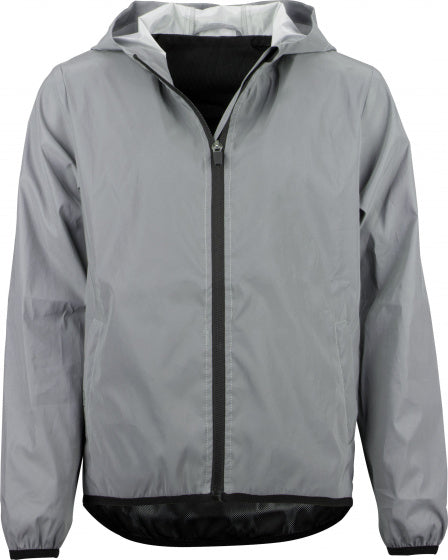 veiligheidsjack Full Reflective junior polyester zilver maat 128
