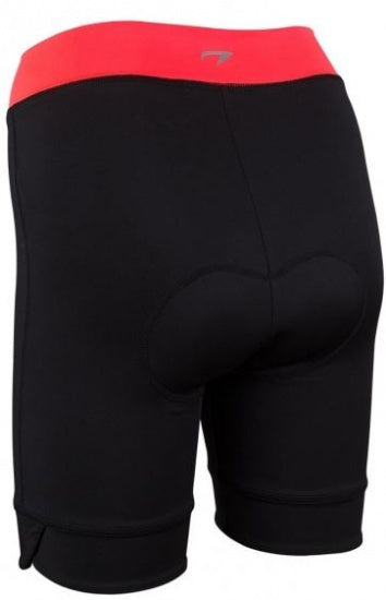 wielrenshort dames maat 36 zwart/roze