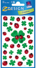 stickers Lieveheersbeestjes junior papier 114 stuks
